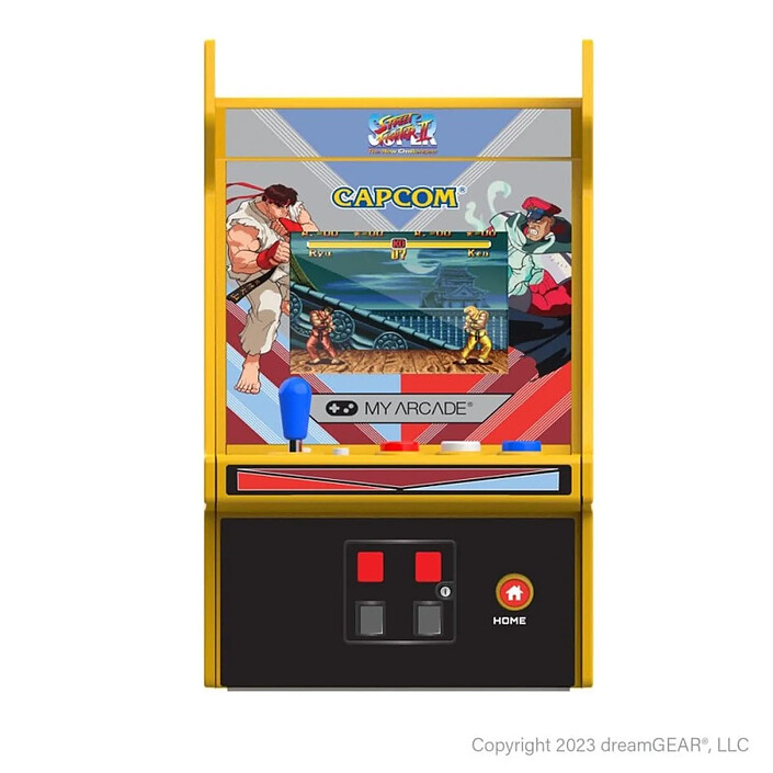 Super Street Fighter II - Console de jeu rétro portable Super Street Fighter II Arcade Micro Player Pro pas cher