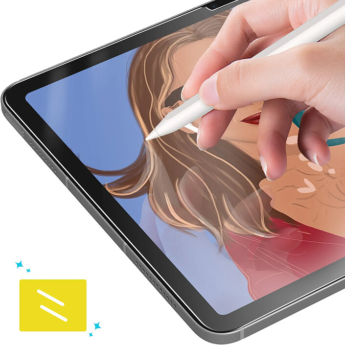 Avis Avizar Protection Écran pour iPad Air 13 2024 / 2025 / 2026 Souple Dureté 3H