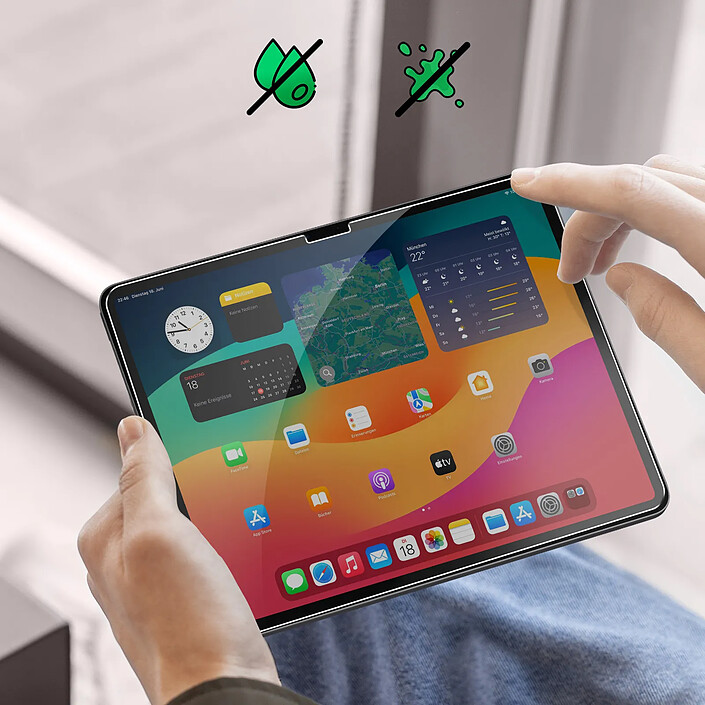 4smarts Verre Trempé pour iPad Air 11 2024 / 2025 Dureté 9H Anti traces Transparent pas cher