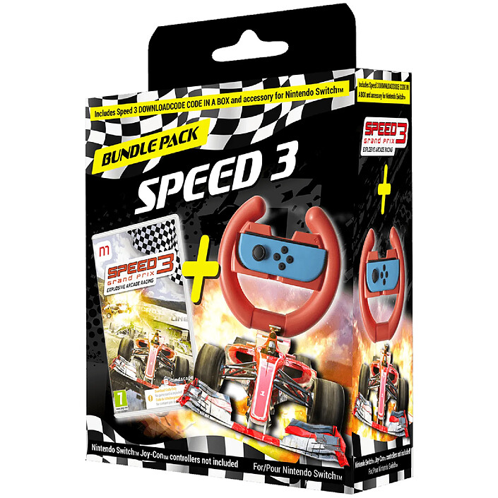 Speed 3 Code CIAB + Volant Nintendo SWITCH