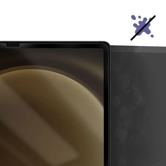 Dux Ducis Protège Écran pour Samsung Tab S9 FE Plus Paperlike Réutilisable Noir pas cher