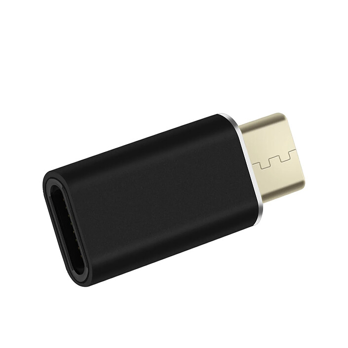 Maxlife Adaptateur Lightning vers USB-C Charge et Synchronisation Compact Noir