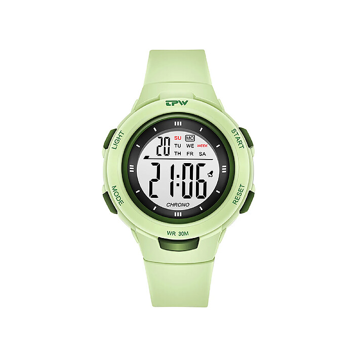 Avizar Montre Enfant Étanche Affichage Digital Modèle Exia Vert d'eau