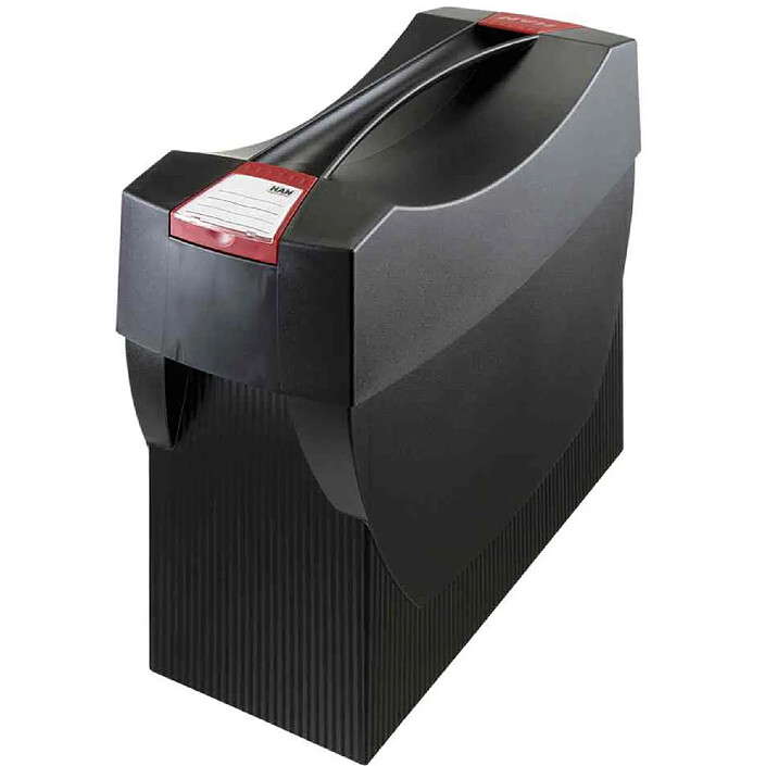 HAN Box dossiers suspendus SWING+ Couvercle Env. 20 dossiers 390 x 260 x 150 mm Noir