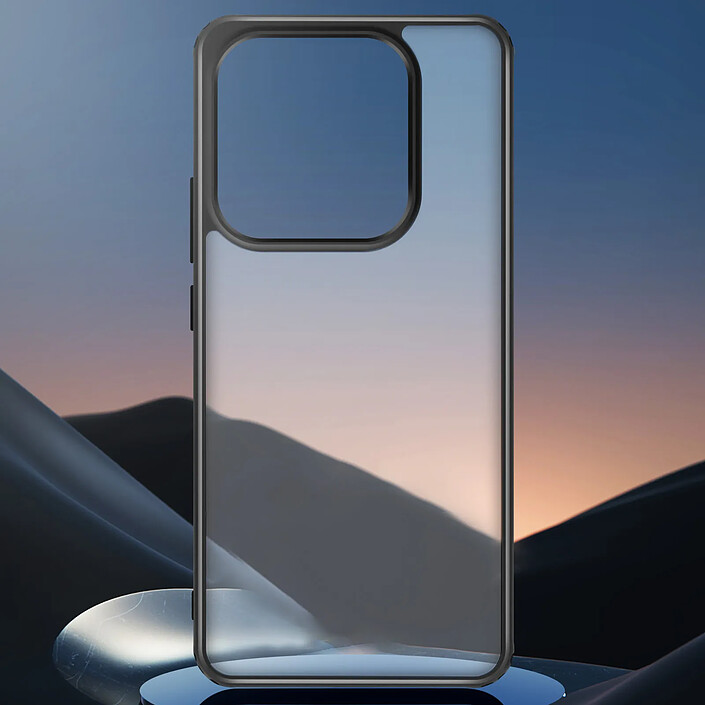 Acheter Avizar Coque pour Redmi Note 14 4G Silicone Antichoc Bloc Caméra Couvert Noir