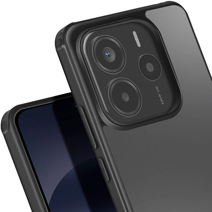 Avis Avizar Coque pour Redmi Note 14 4G Silicone Antichoc Bloc Caméra Couvert Noir