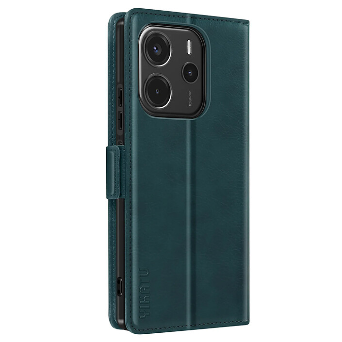 Avizar Étui pour Xiaomi Redmi Note 14 4G Support Vidéo Bleu canard