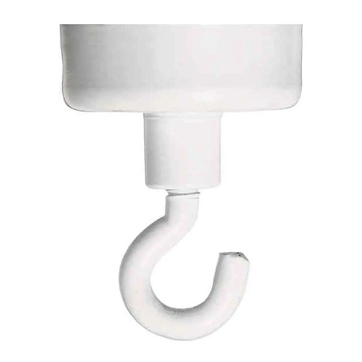 FRANKEN Aimant à crochet Diam 37 mm force adhésive 10 Kg Blanc