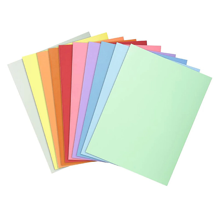 EXACOMPTA Paquet 100 chemises SUPER 160 24x32cm Couleurs assorties