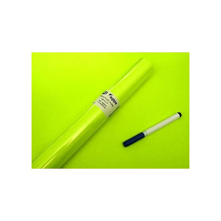 AGIPA Rouleau de papier fluo 10 m x 0.70 mm 90g Jaune Fluo