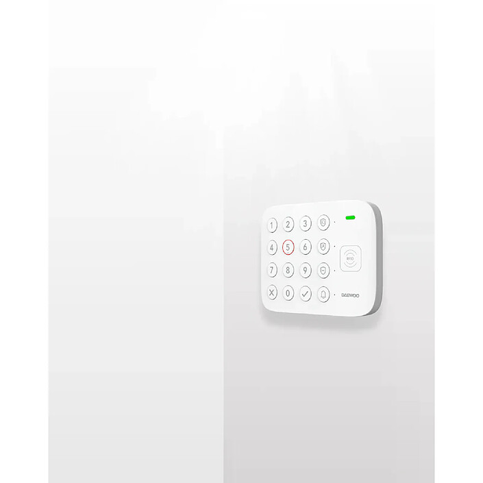 Acheter Daewoo Vigilia - Kit Alarme Maison Sans Fil Connectée Wifi - Sans Abonnement - Sirène & Clavier Intégrés + Caméra IP Full HD - Pilotage Smartphone