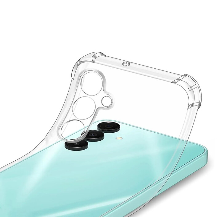 Evetane Coque Samsung Galaxy A16/A16 5G Antichoc Silicone bords renforcés + 2 Vitres en verre trempé Protection écran pas cher