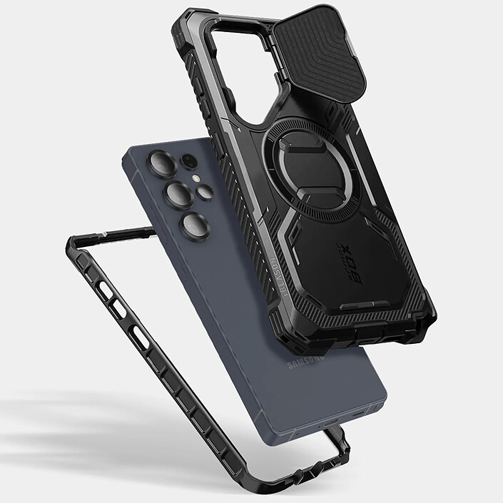 Avis I-Blason Coque Intégrale pour Samsung S25 Ultra Antichoc Compatible MagSafe Noir