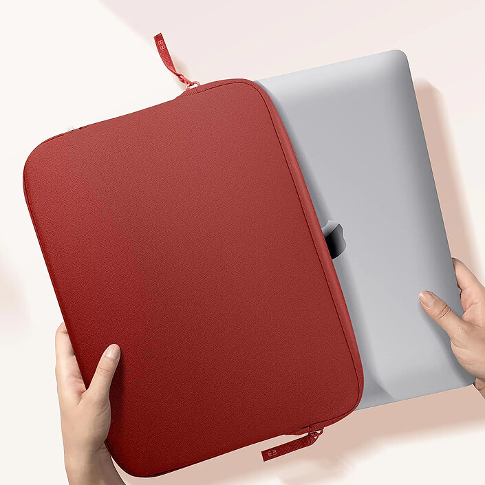 Avis MW Pochette pour MacBook Air 15 en Mousse Écologique Basics ²Life Rouge