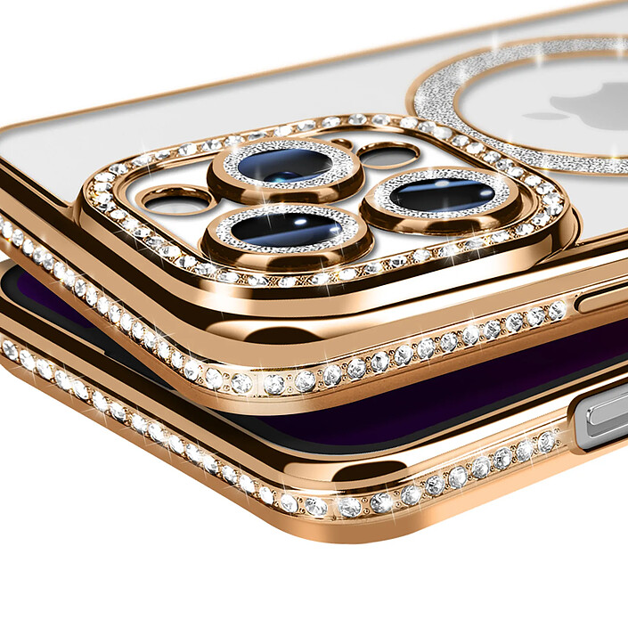Avis Avizar Coque Diamant pour iPhone 13 Pro MagSafe Contour Strass