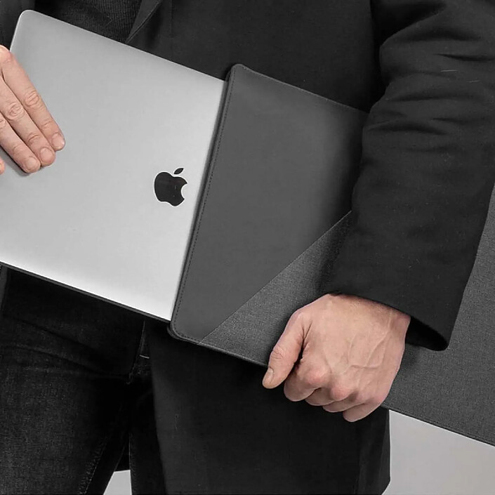 Native Union Housse pour MacBook Pro 13"/ Pro 14" Série Stow Slim Noir pas cher
