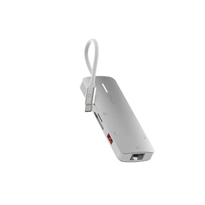 Acheter LinQ Hub Multiport Pro 8-en-1 HDMI 4K USB-C Power Delivery 140W 10Gbps Gris