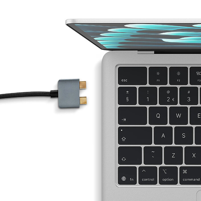 Acheter LinQ Hub 2 USB-C Multiports 7-en-2 PD 100W Ethernet Modèle D2 Pro MST Gris