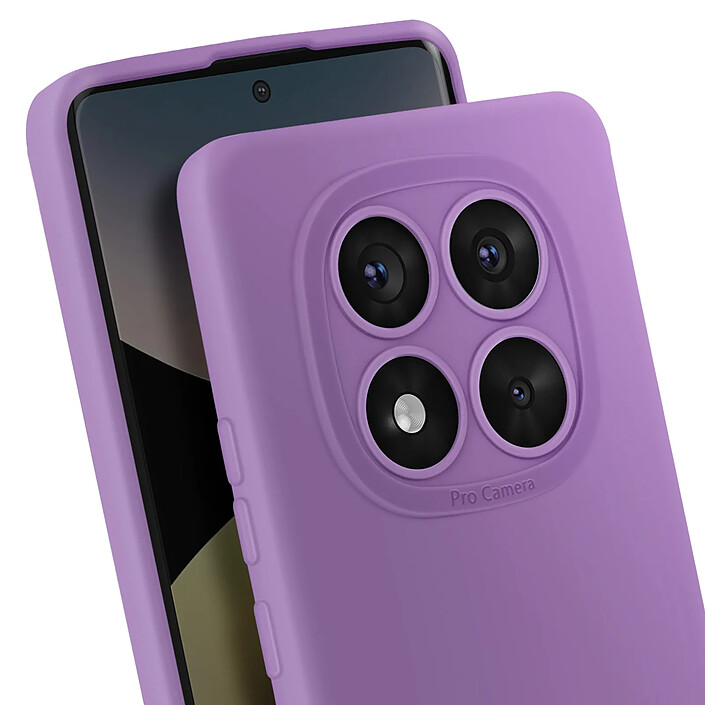 Avis Avizar Coque pour Redmi Note 14 Pro et 14 Pro Plus Silicone Caméra Protégée Violet