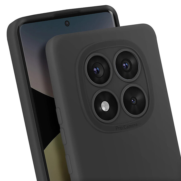 Avis Avizar Coque pour Redmi Note 14 Pro et 14 Pro Plus Silicone Caméra Protégée Noir