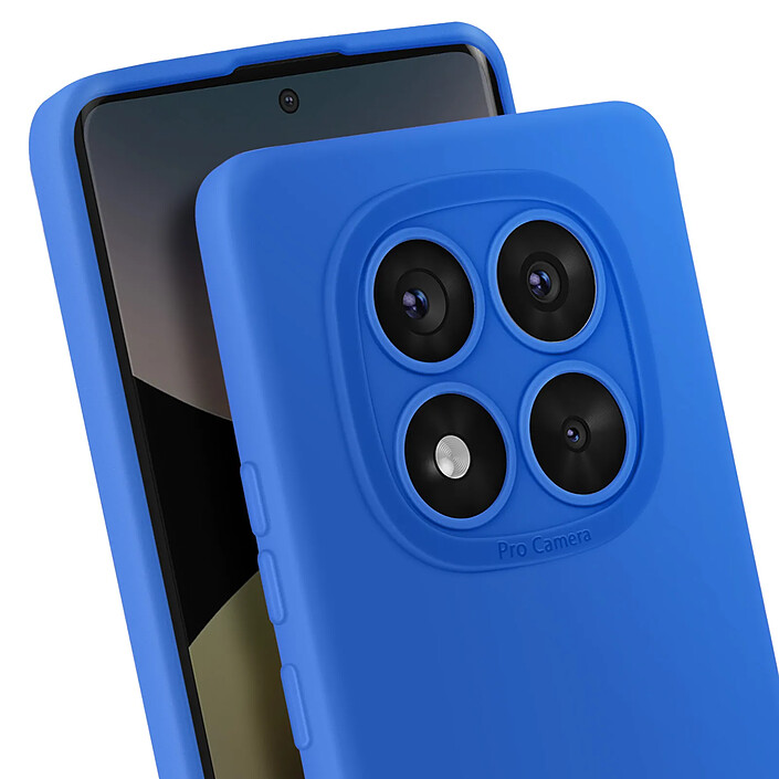 Avis Avizar Coque pour Redmi Note 14 Pro et 14 Pro Plus Silicone Caméra Protégée Bleu