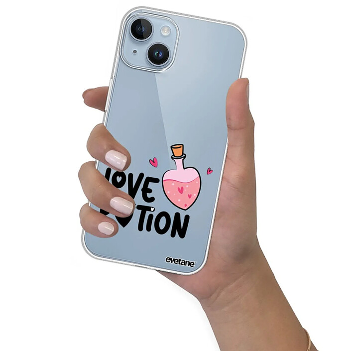 Evetane Coque iPhone 14 Plus 360 intégrale transparente Motif Love Potion Tendance . pas cher