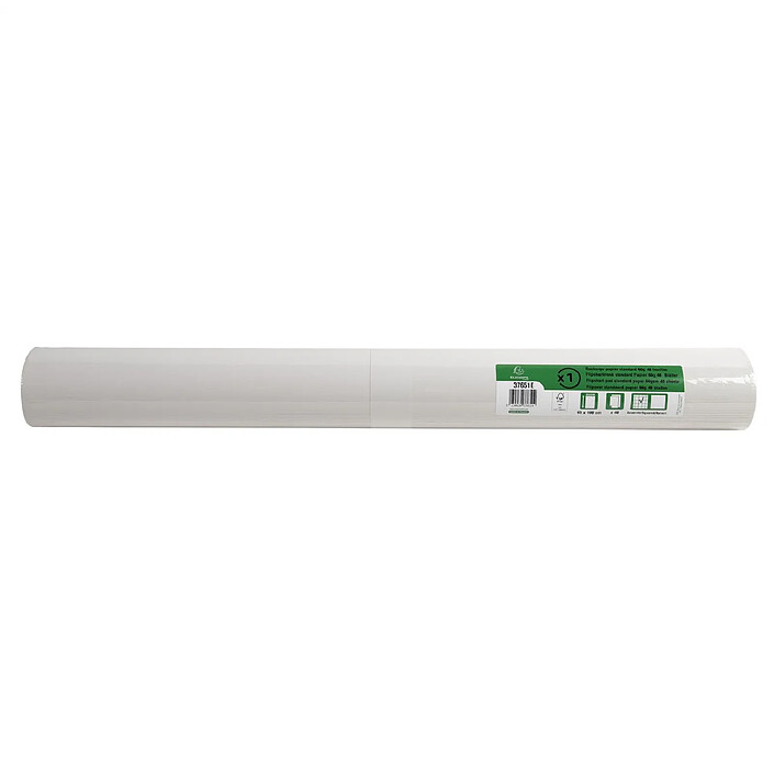 EXACOMPTA Recharge Papier Tableaux de conférence - 48 Feuilles 60g Quadrillé Bleu 63x98cm Blanc
