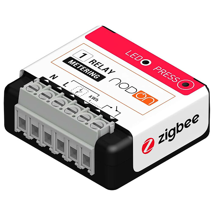 NODON Module Multifonction avec Mesure de Consommation Compatible Zigbee Multicolore