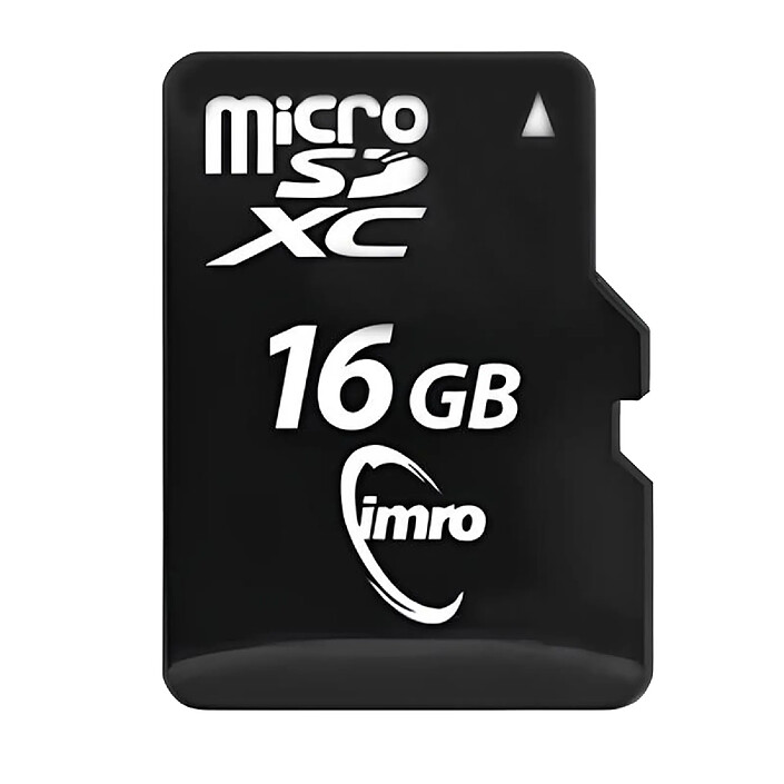 imro Card Carte Mémoire Micro SDHC 16GB Class 10 Noir