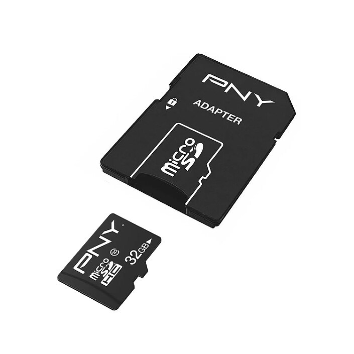 Avis PNY Carte Mémoire MicroSD 32GB Class 10 Modèle Performance Plus 50 Mb/s Noir