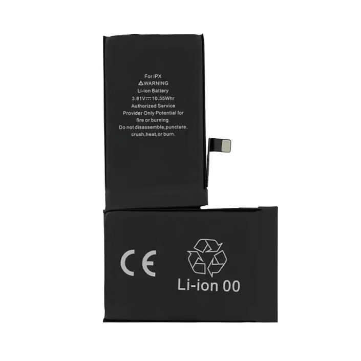 H4 Batterie Interne pour iPhone X Li-ion 2716mAh 3.81V Noir