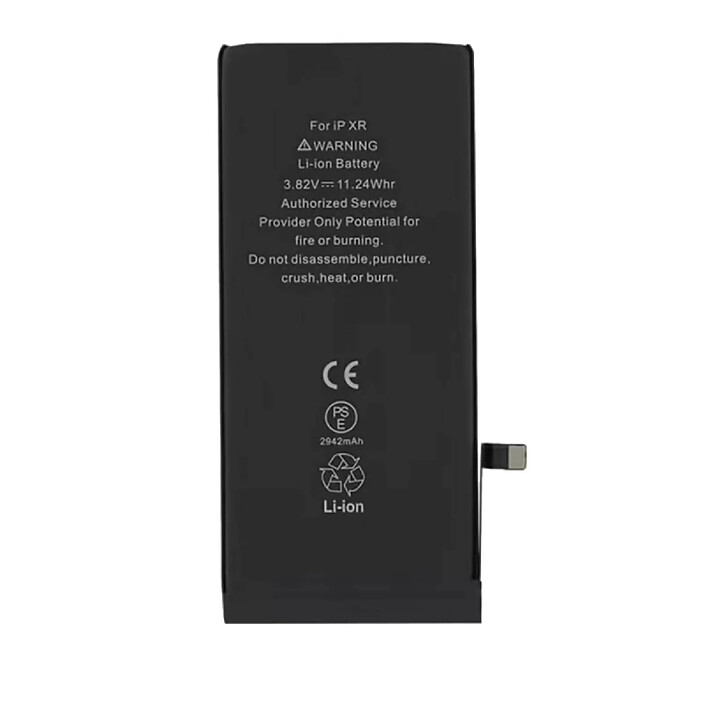 H4 Batterie Interne pour iPhone XR Li-ion 2942mAh 3.82V Noir