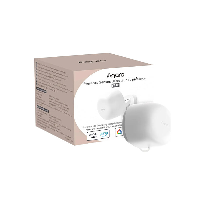 Aqara Capteur de Présence FP1E avec Radar mmWave et Technologie AI Blanc pas cher