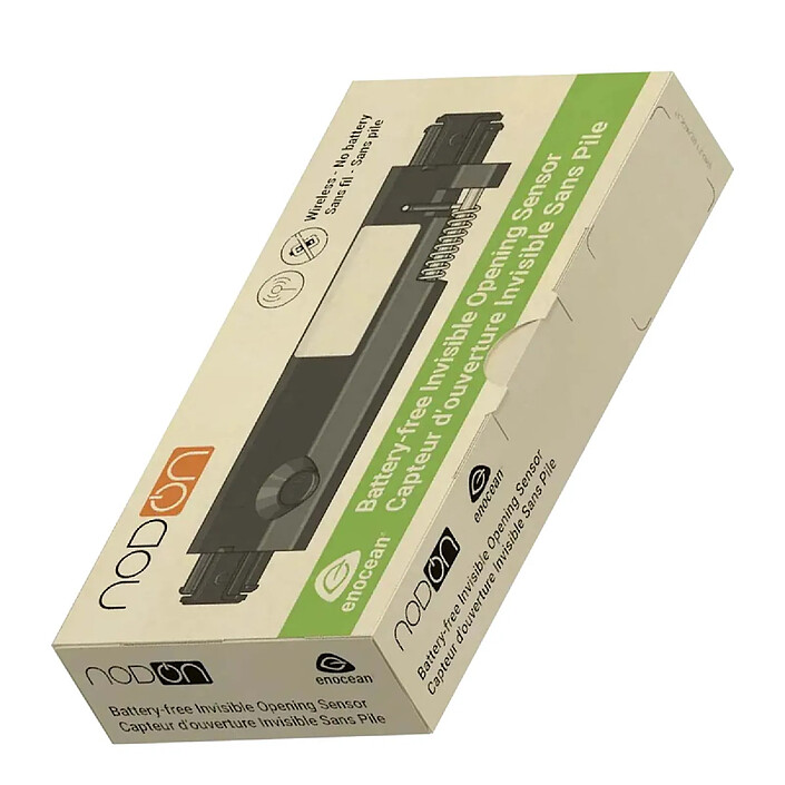 NODON Capteur d'Ouverture Invisible Sans Pile Compatible EnOcean IPX3 Noir pas cher