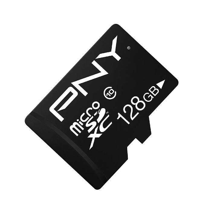 Acheter PNY Carte Mémoire MicroSD 16GB Class 10 Modèle Performance Plus 50 Mb/s Noir