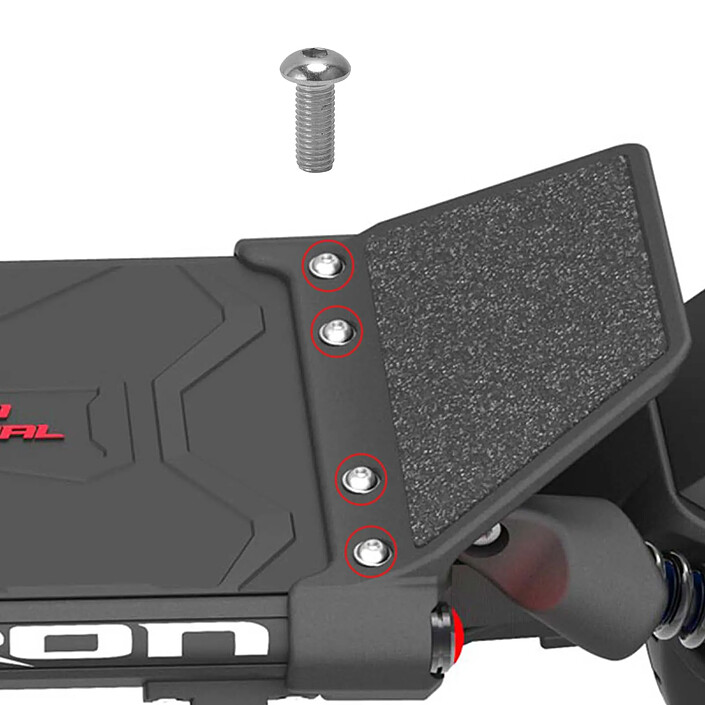 Acheter Avizar 100 Vis Deck pour Dualtron Mini Argent