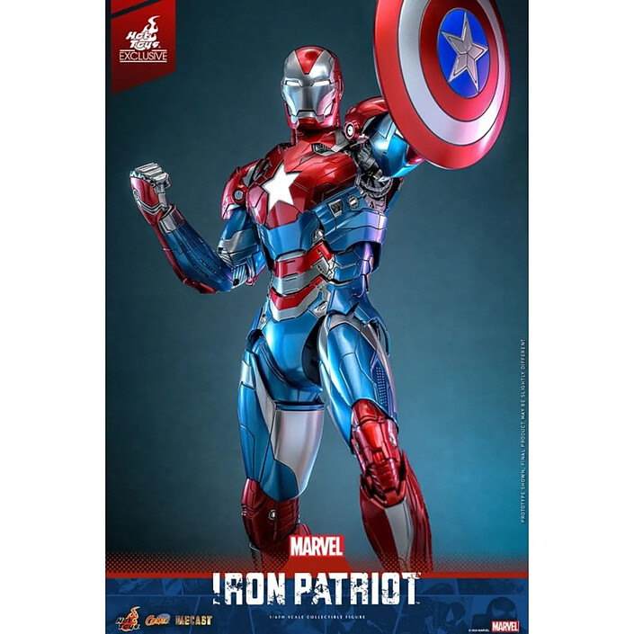 Acheter Marvel Comics - Figurine Masterpiece Diecast 1/6 Iron Patriot Hot Toys Exclusive 32 cm