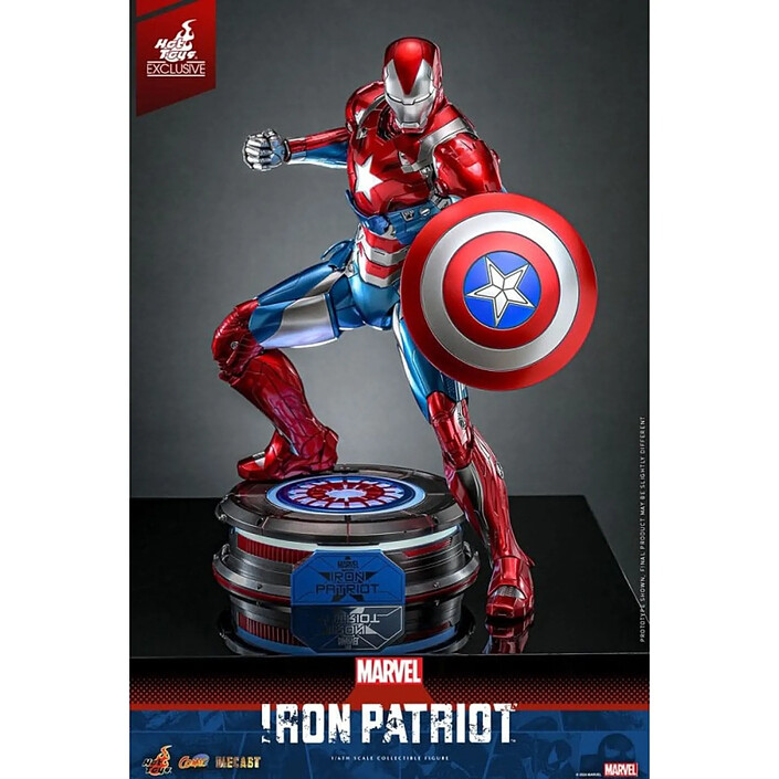 Avis Marvel Comics - Figurine Masterpiece Diecast 1/6 Iron Patriot Hot Toys Exclusive 32 cm