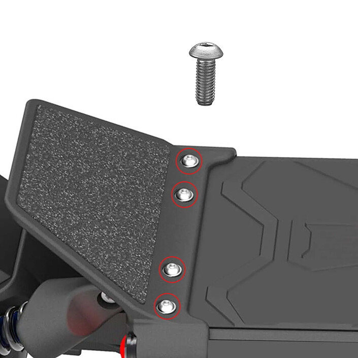 Acheter Avizar 14 Vis Deck pour Dualtron Mini Argent