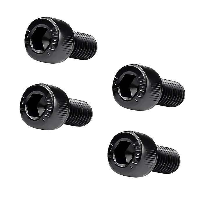 Avizar 4 Vis Garde-boue pour Trottinette Dualtron Noir