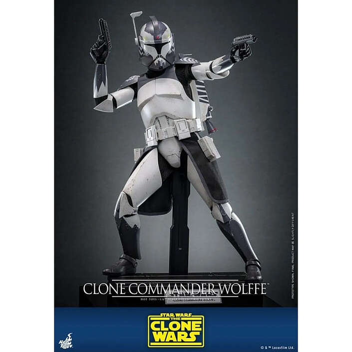 Avis Star Wars : The Clone Wars - Figurine 1/6 Clone Commander Wolffe 30 cm