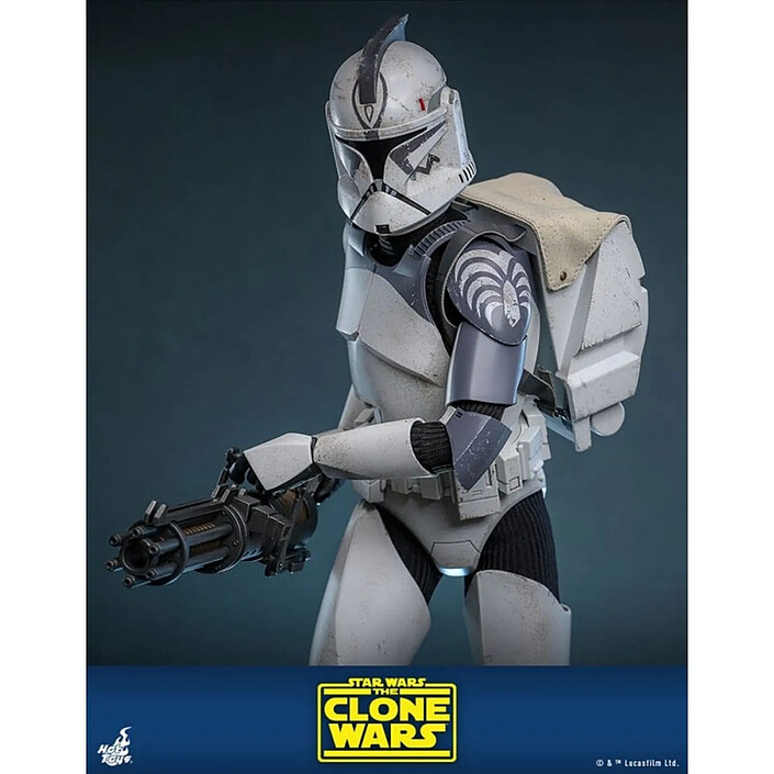 Acheter Star Wars The Clone Wars - Figurine 1/6 104th Battalion Wolfpack Clone Trooper Deluxe Version 30 cm