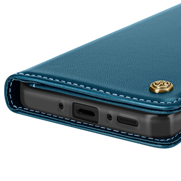 Avizar Étui pour Samsung Galaxy A26 Portefeuille Anti-RFID Bleu pas cher