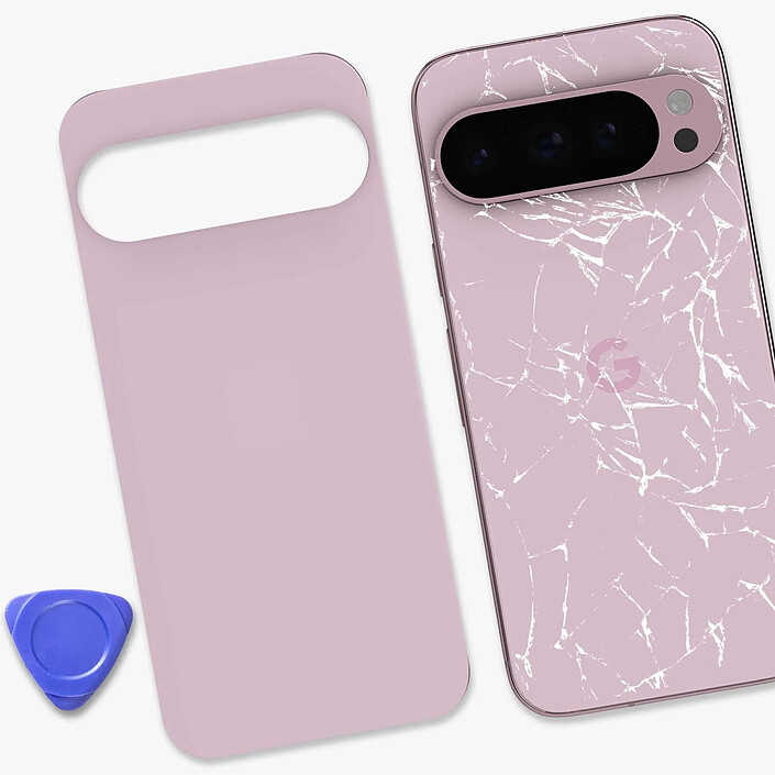Acheter Clappio Vitre arrière de remplacement pour Google Pixel 9 Pro Rose