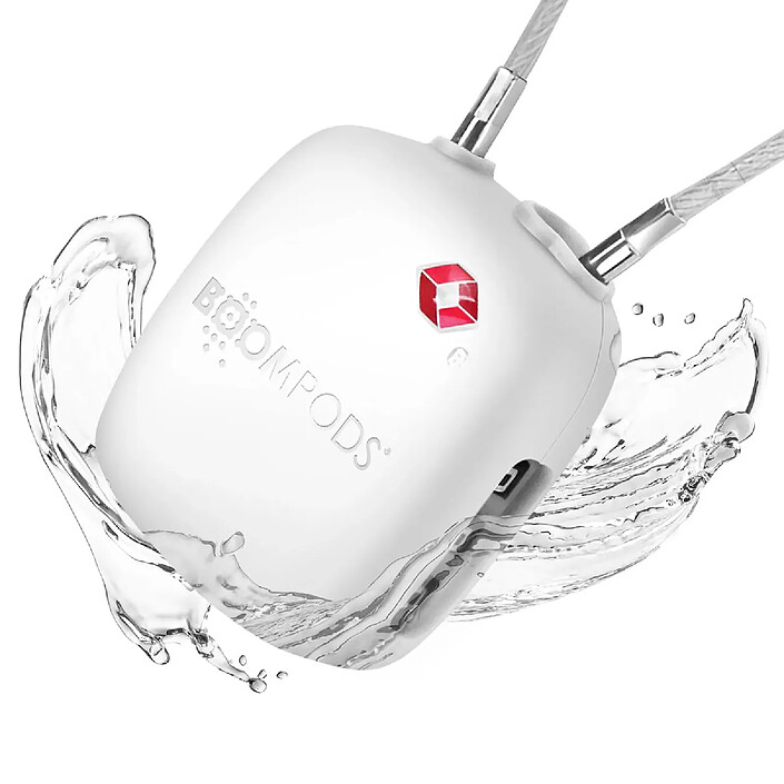 Acheter Boompods Cadenas Connecté Airtag Compatible Apple Find My IPX6 Blanc