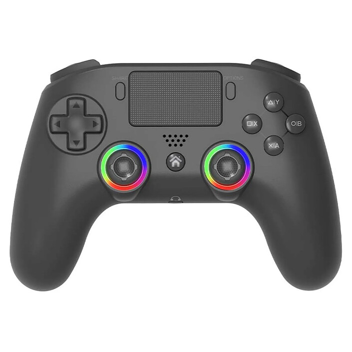 Subsonic - Manette sans fil pour PS4 / PC - bluetooth avec LED, vibrations et gyroscope - Noire