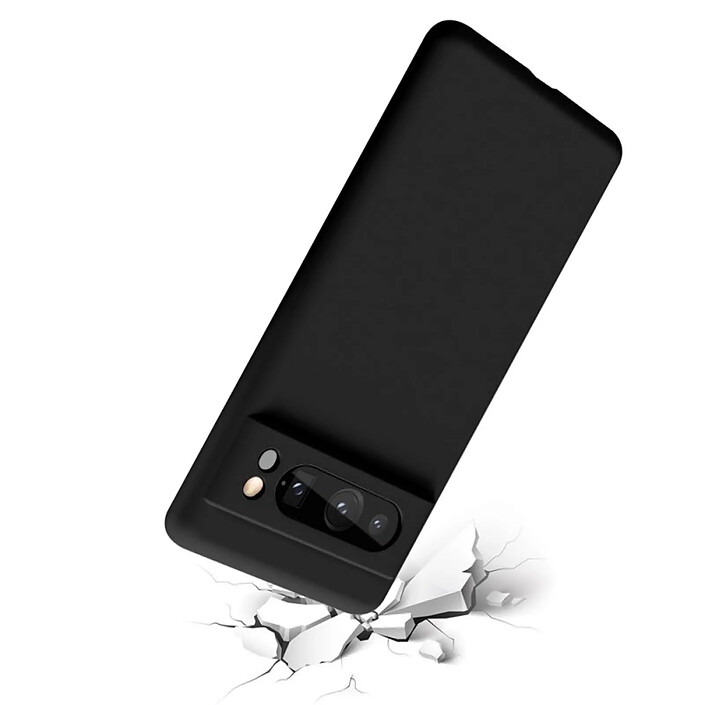Avis Evetane Coque Google Pixel 8 Pro Silicone liquide Noire + 2 Vitres en Verre trempé Protection écran Antichocs