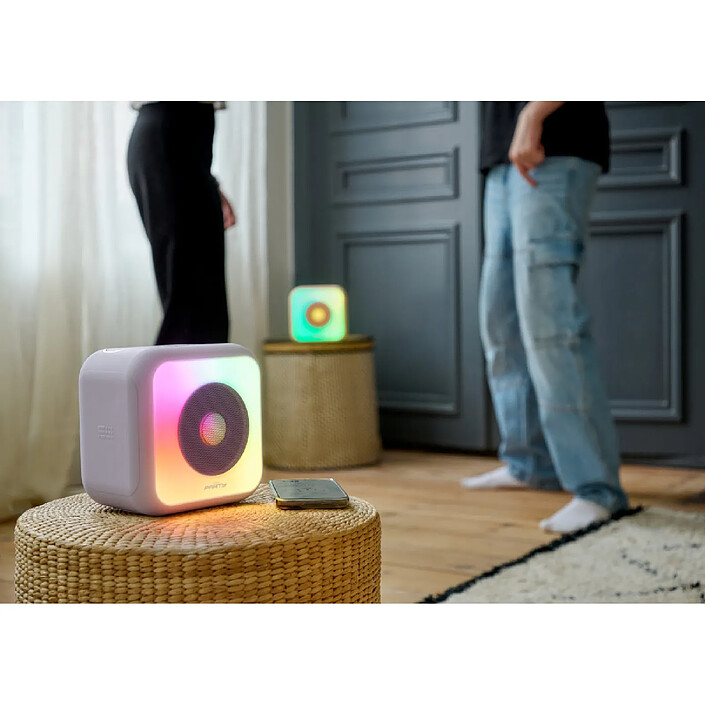 BIGBEN PARTYBTKMP - Enceinte Karaoke avec 2 micros sans fil PARTYBTKMP pas cher