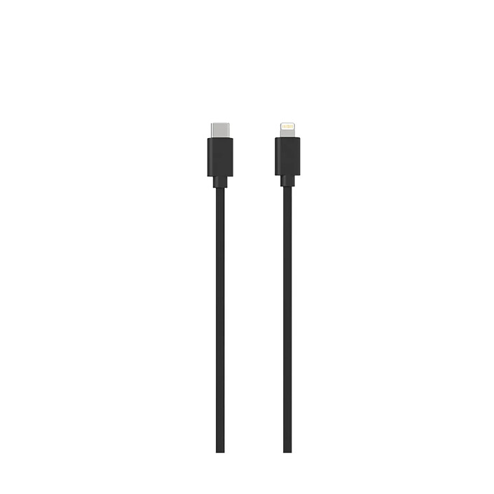 Jaym Câble Lightning vers USB-C PD 3A Charge et Synchronisation Collection POP 1,5m Noir