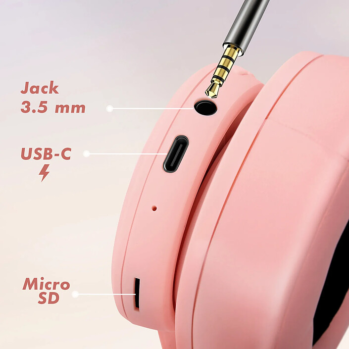 Acheter Avizar Casque Audio Bluetooth Sport Autonomie 8 Heures Rose clair